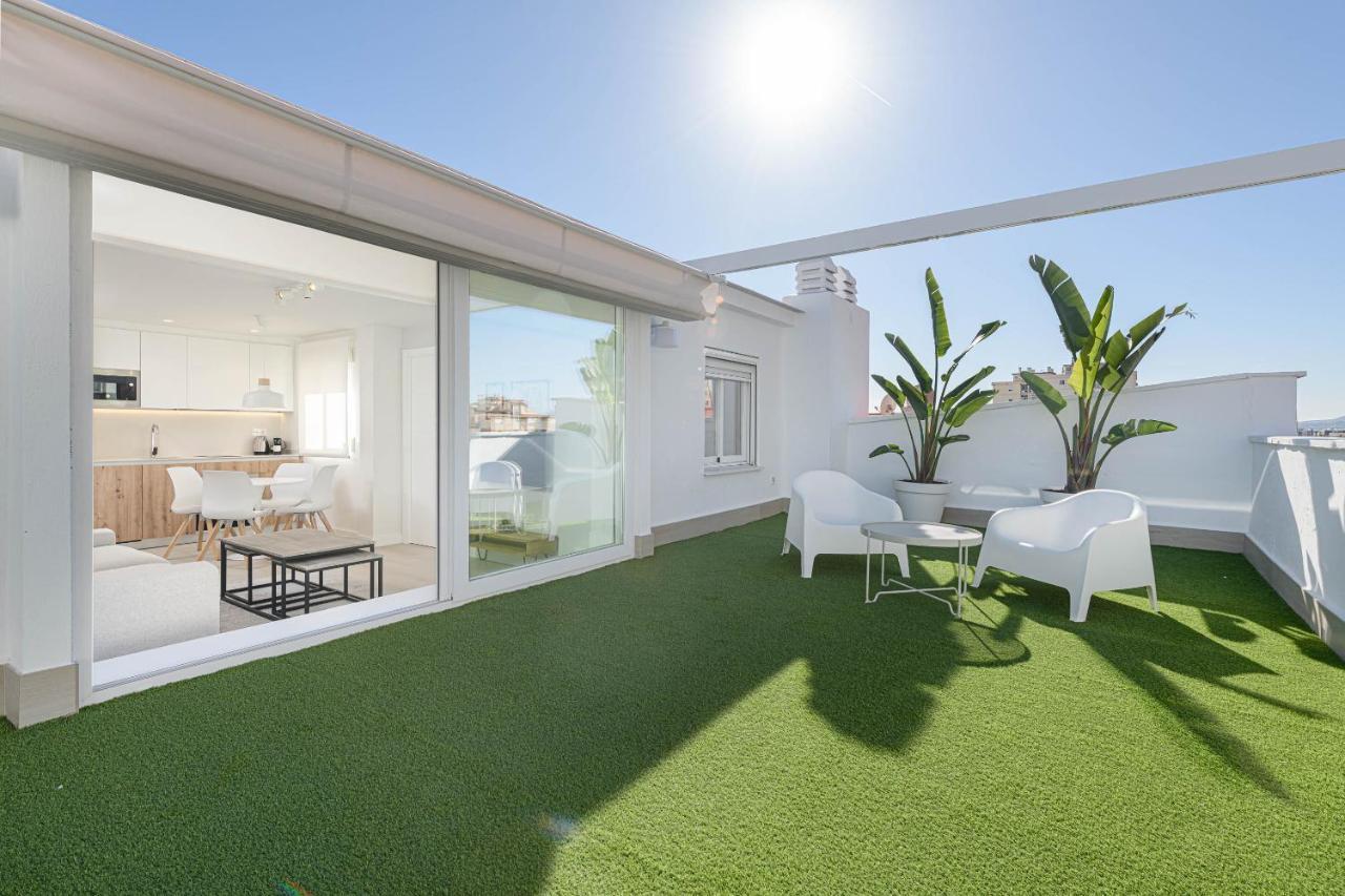Wintowinrentals Exclusivo Atico Cerca De La Playa. Málaga Buitenkant foto