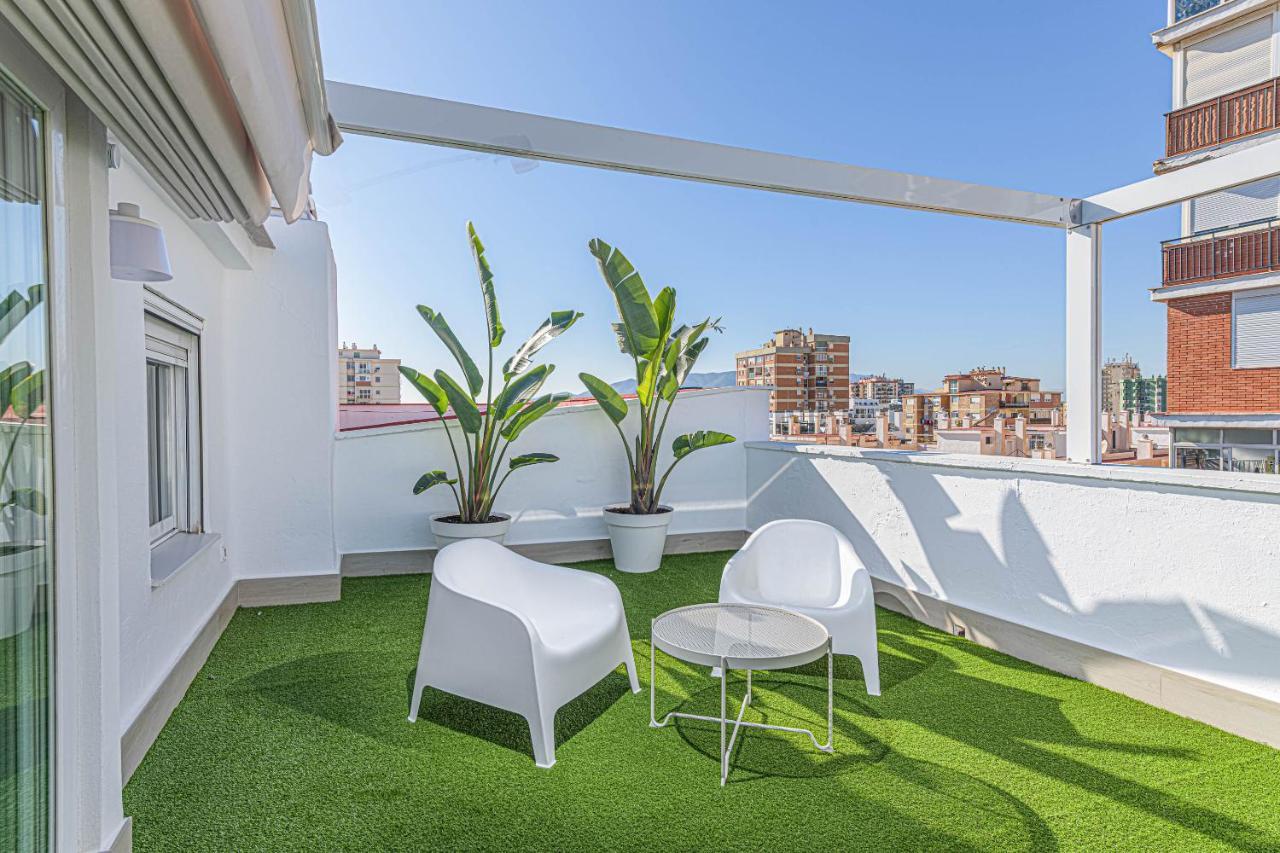 Wintowinrentals Exclusivo Atico Cerca De La Playa. Málaga Buitenkant foto